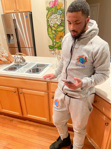 Gray Stand Together Sweatsuit